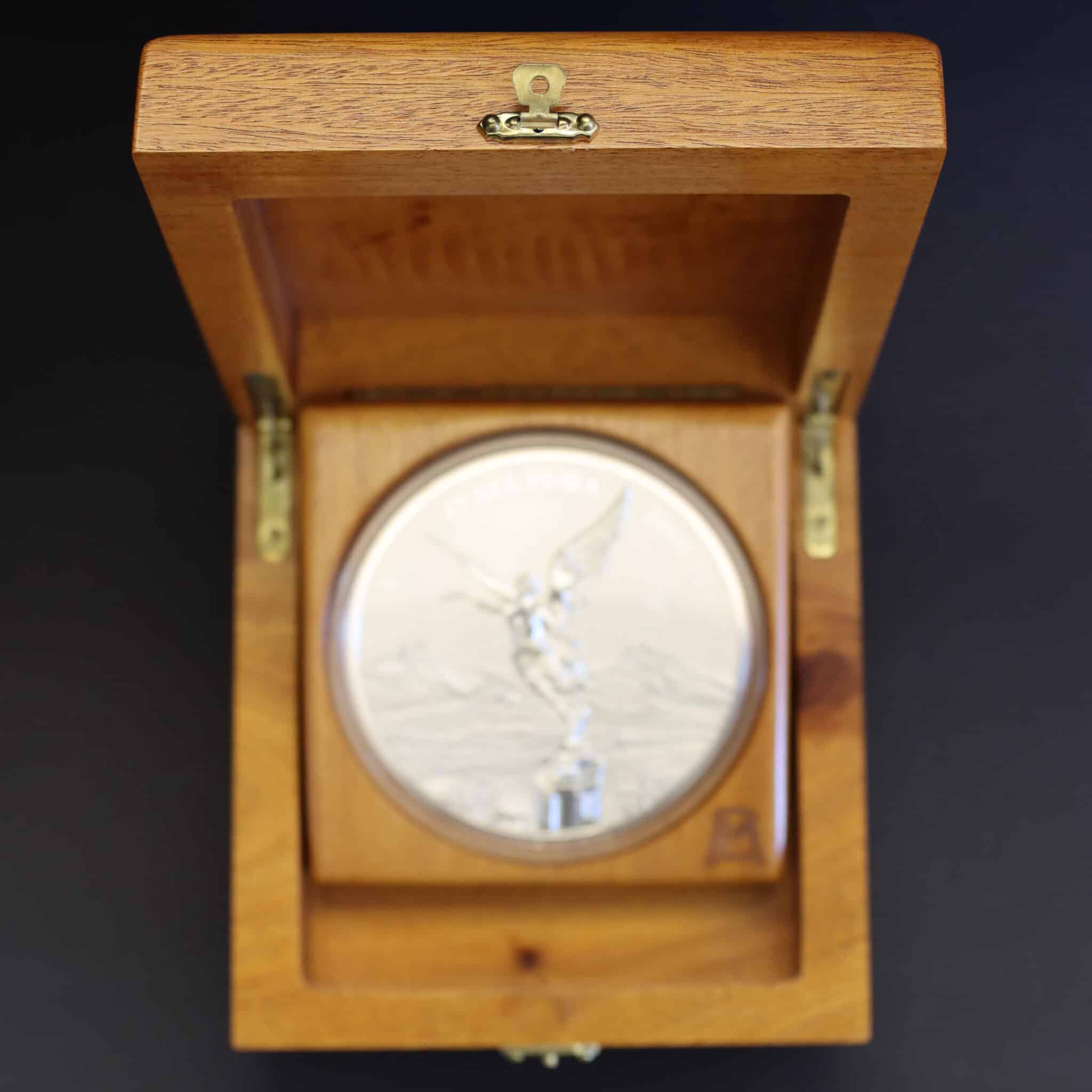 mexiko-silbermuenzen-uebrige-welt - Mexiko Silbermünze 1 Kilogramm 2008 Libertad prooflike