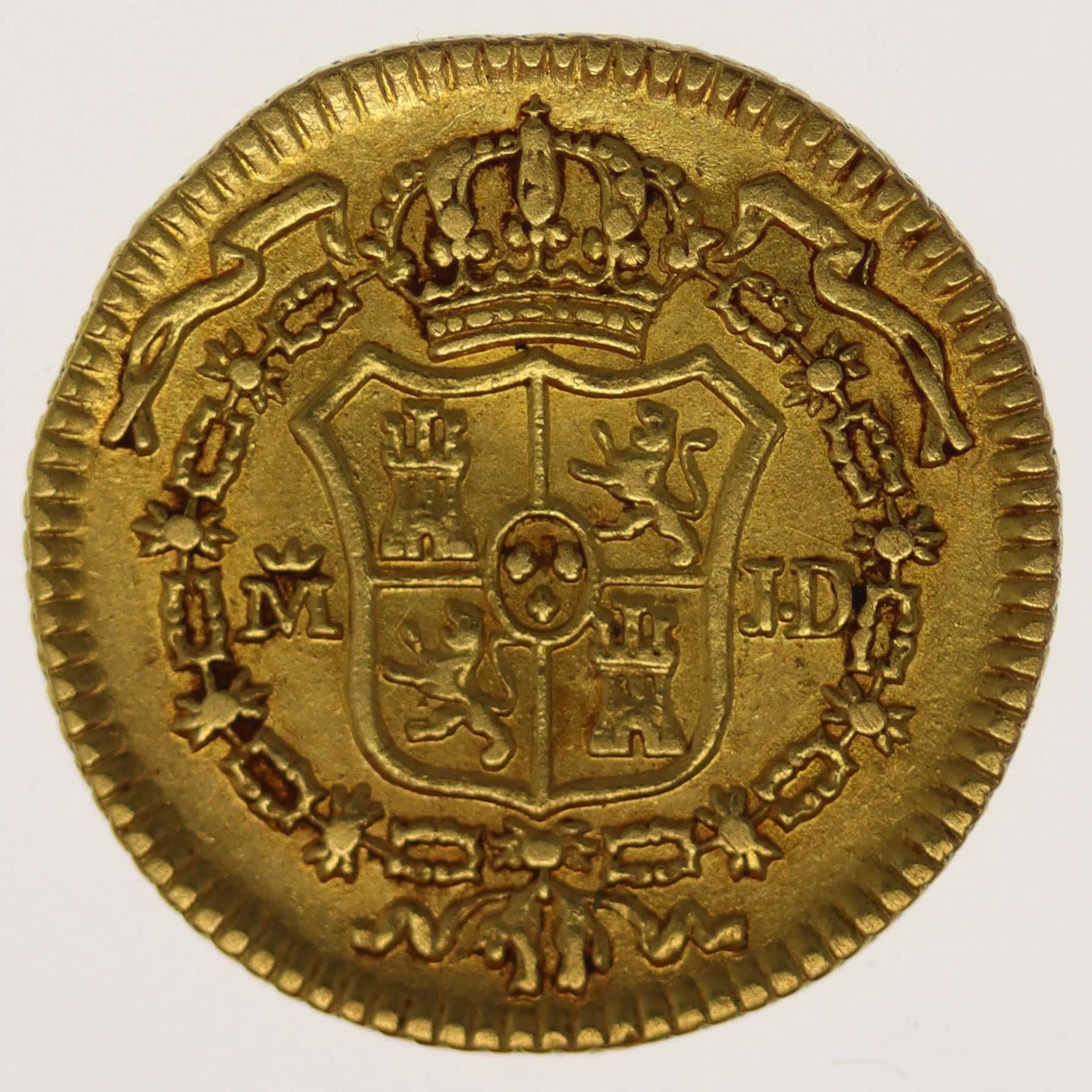 Spanien Carlos III. 1/2 Escudo 1784 spanien - Spanien Carlos III. 1/2 Escudo 1784