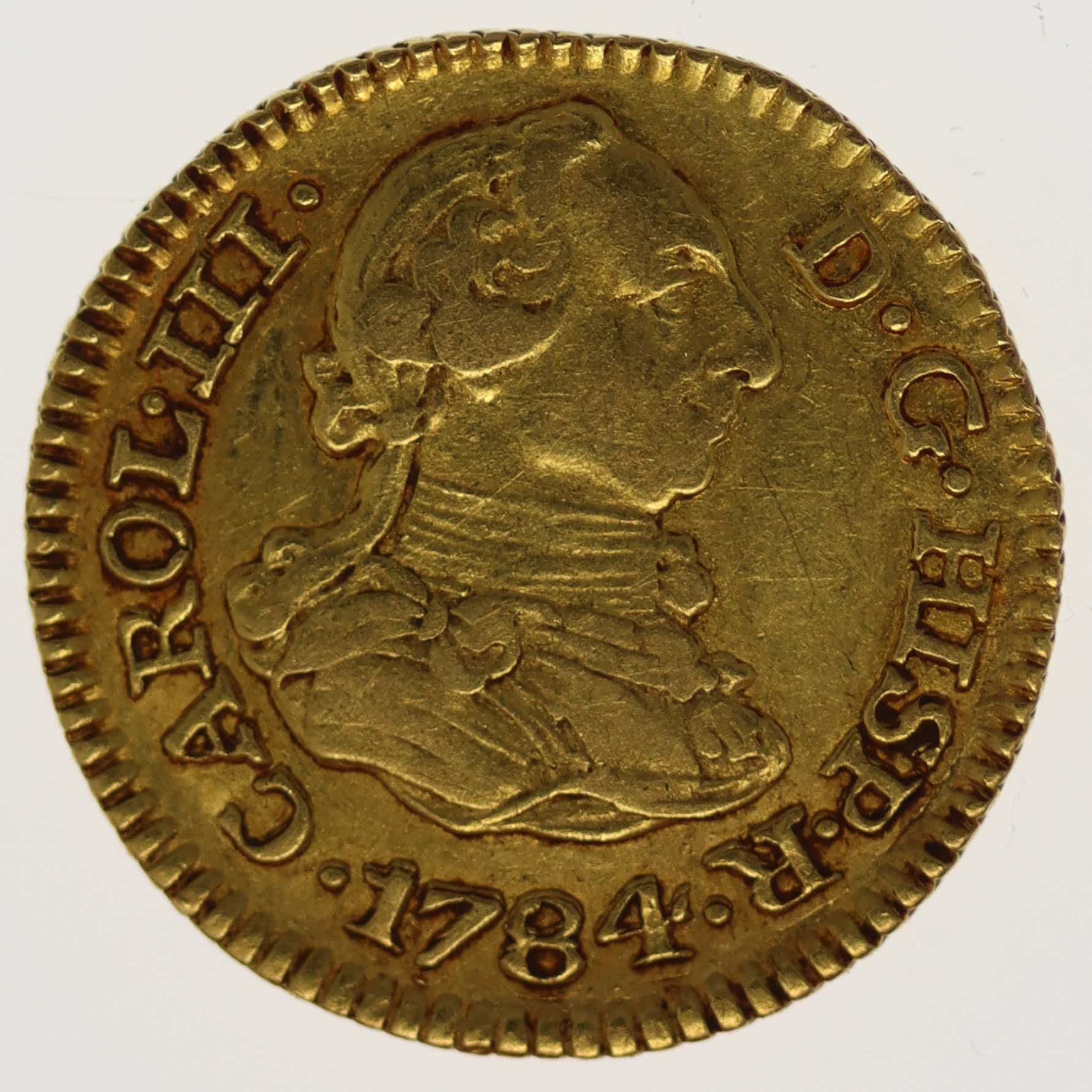 spanien - Spanien Carlos III. 1/2 Escudo 1784