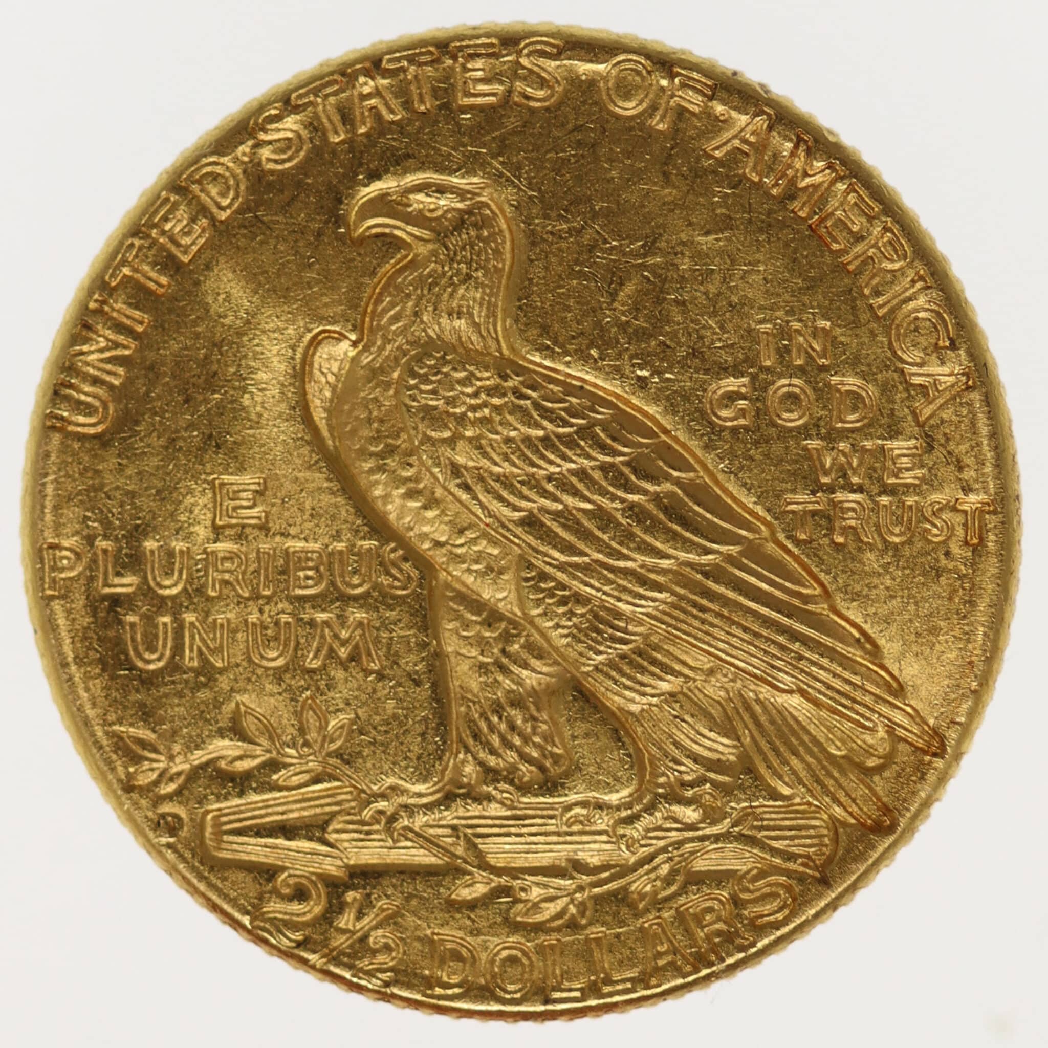 usa - USA 2,5 Dollars 1925 D Indianer