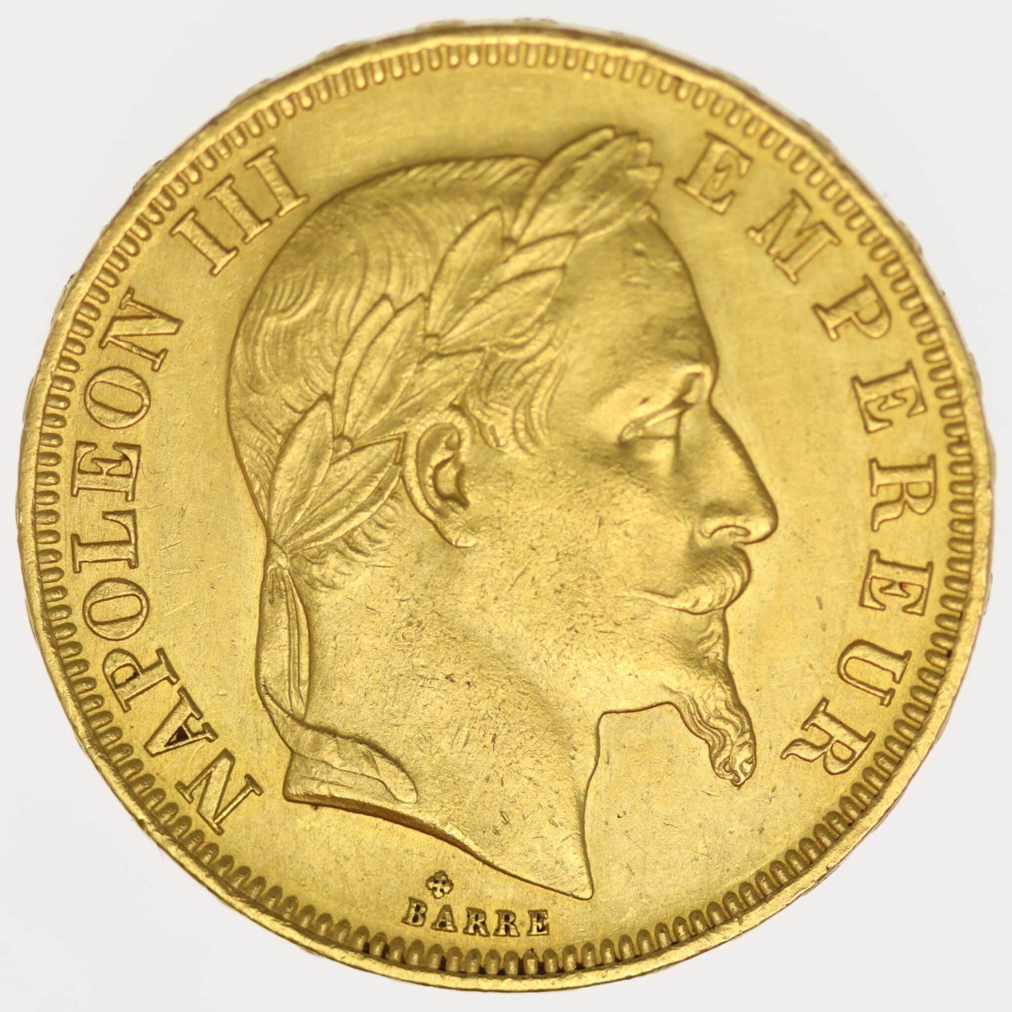 frankreich - Frankreich Napoleon III. 50 Francs 1866 BB