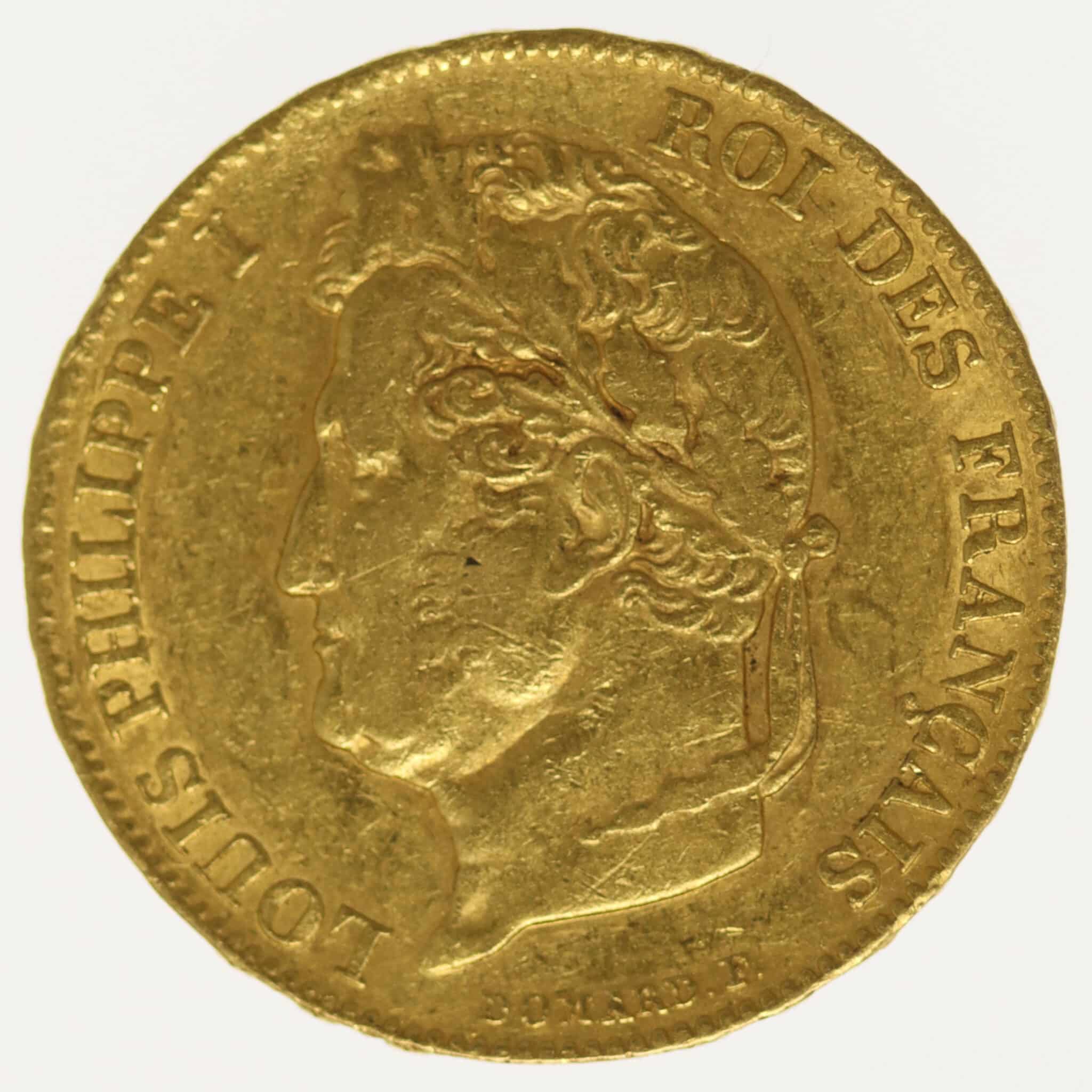 frankreich - Frankreich Louis Philippe I. 20 Francs 1842 W