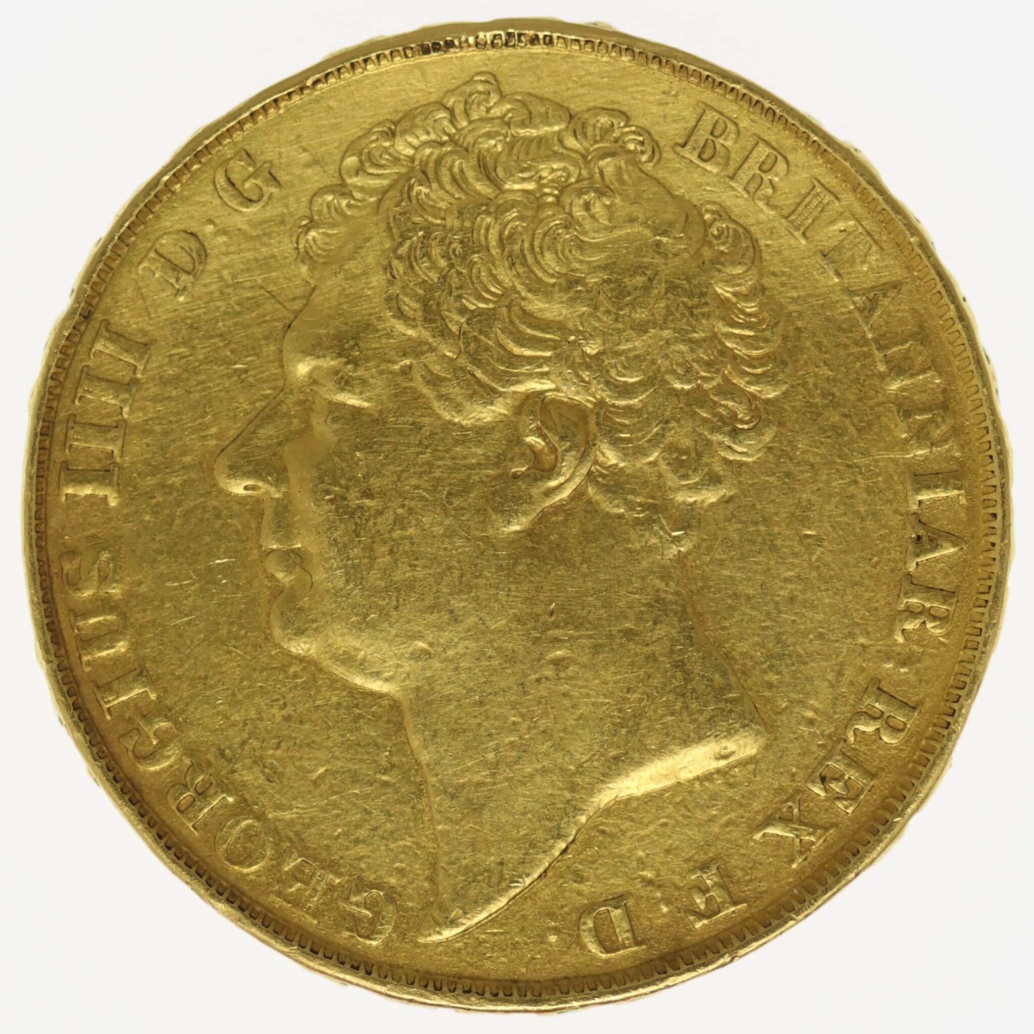 grossbritannien - Großbritannien Georg IV 2 Pounds 1823