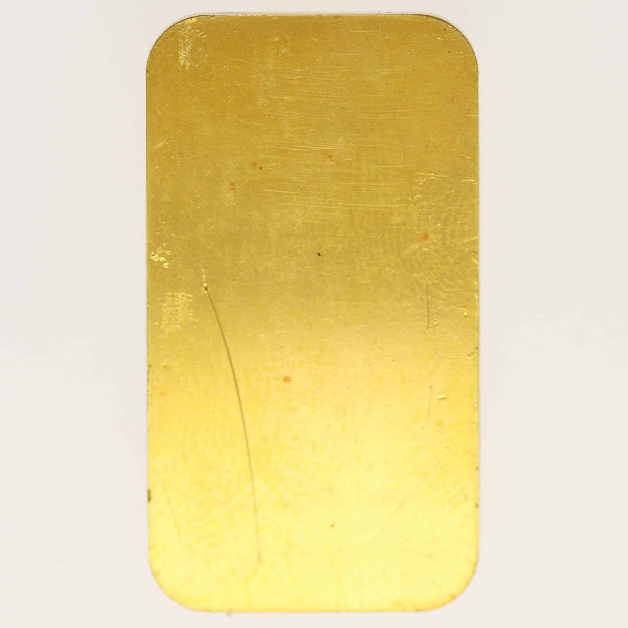 goldbarren - Goldbarren 20 Gramm Johnson Matthey für Credit Suisse