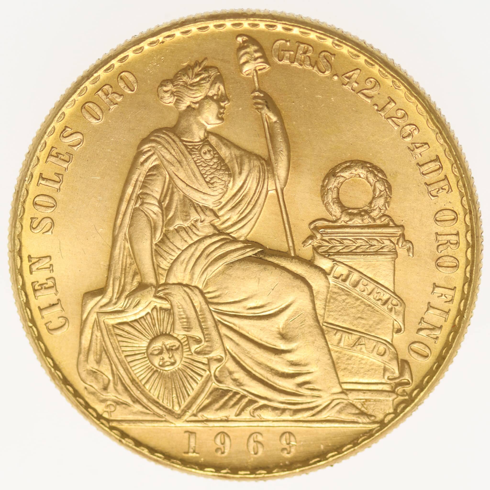 peru - Peru 100 Soles 1969