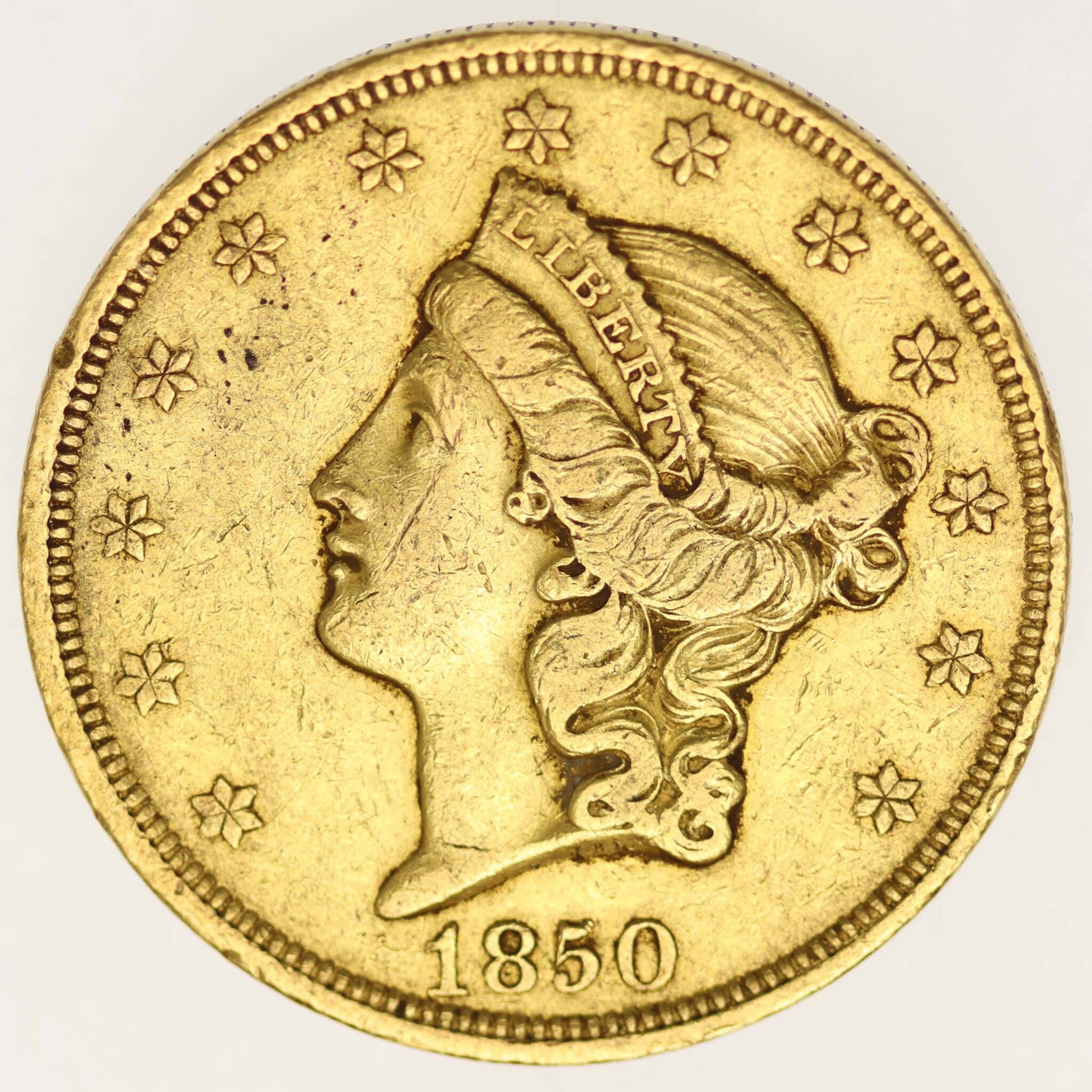 usa - USA 20 Dollars 1850 Liberty / Kopf