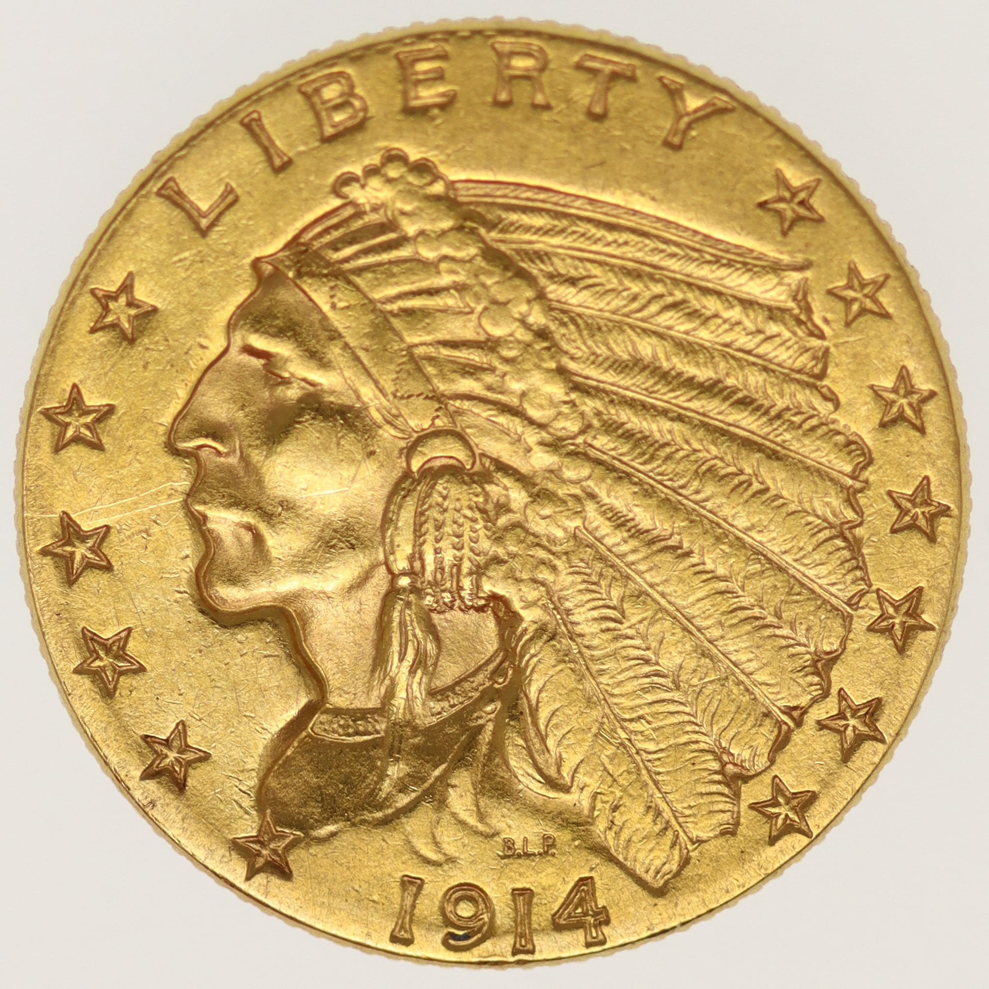 usa - USA 2,5 Dollars 1914 Indianer