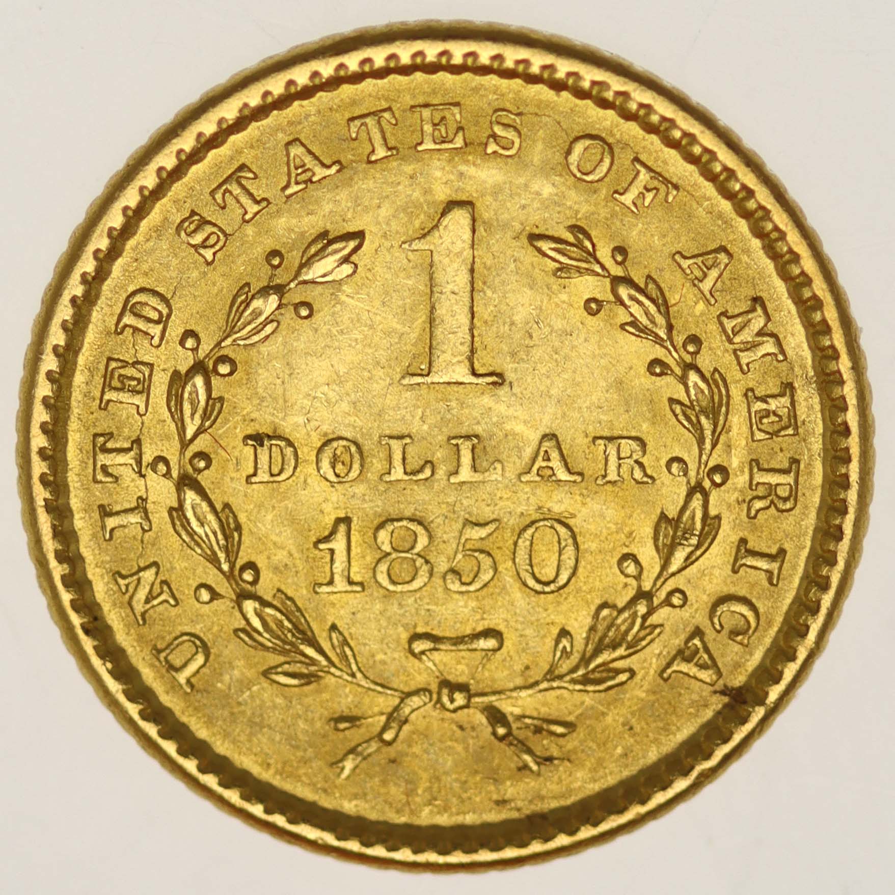 usa - USA 1 Dollar 1850 Liberty / Kopf