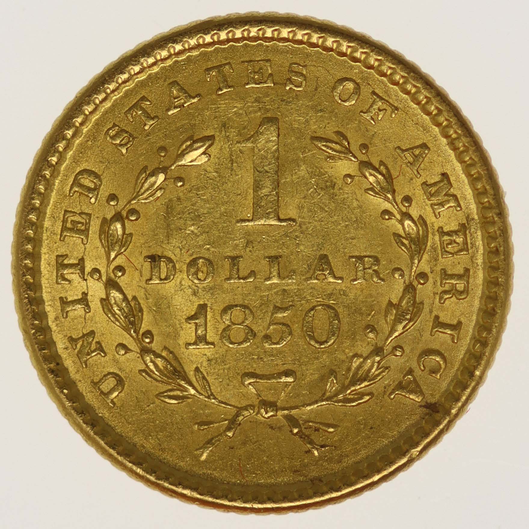 usa - USA 1 Dollar 1850 Liberty / Kopf