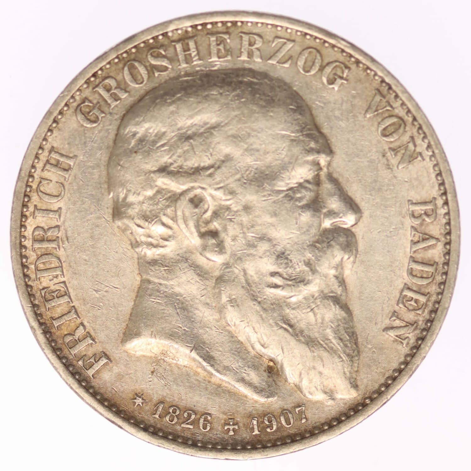 proaurum-baden-friedrich-5-mark-1907-10895-2 proaurum-baden-friedrich-5-mark-1907-10895-2