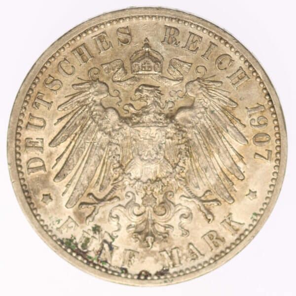 proaurum-baden-friedrich-5-mark-1907-10895-4 proaurum-baden-friedrich-5-mark-1907-10895-4