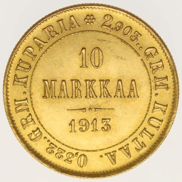 proaurum-finnland-10-markkaa-1913-13339-1 proaurum-finnland-10-markkaa-1913-13339-1