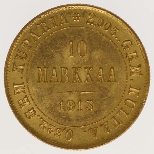 proaurum-finnland-10-markkaa-1913-13339-4 proaurum-finnland-10-markkaa-1913-13339-4