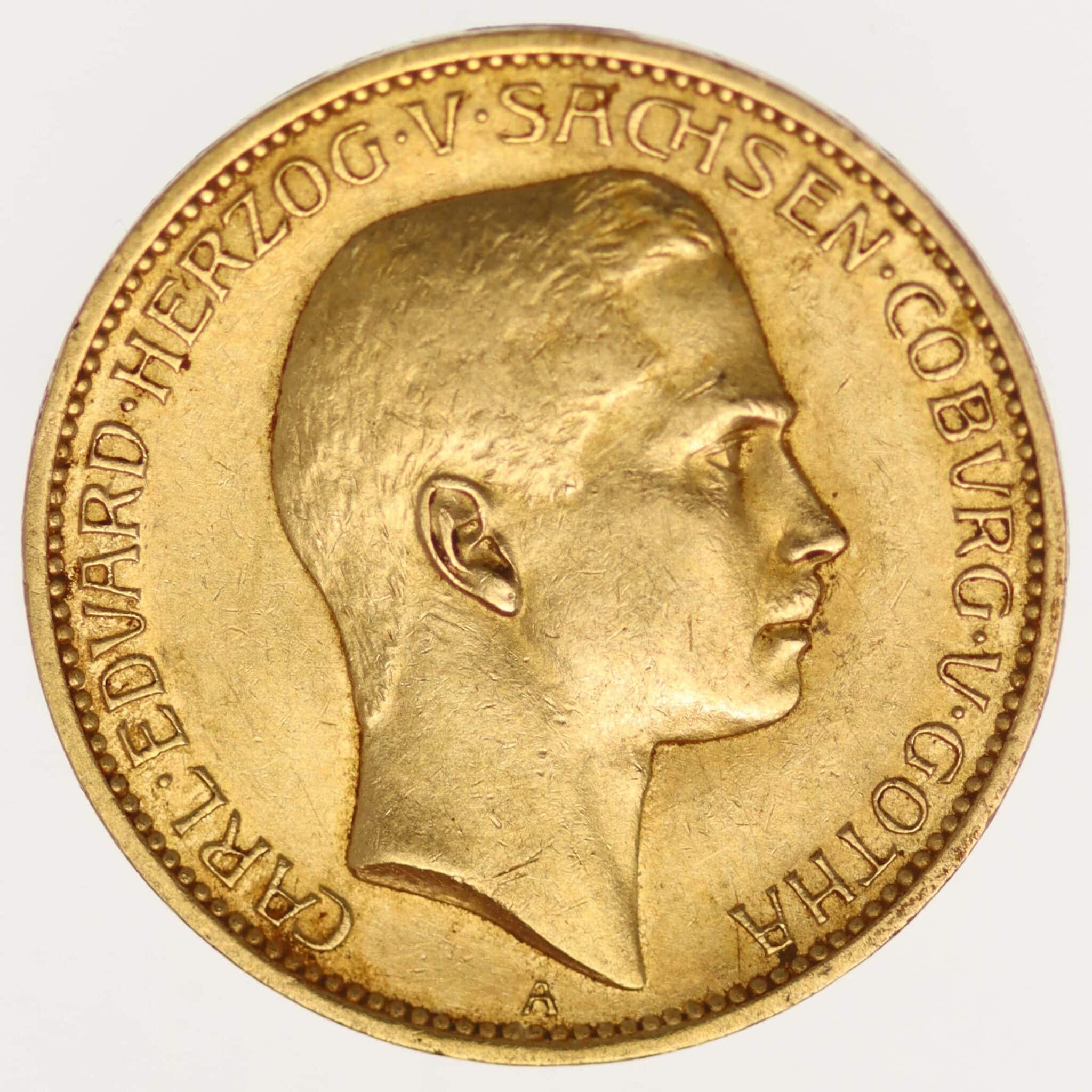 Sachsen Coburg Gotha Carl Eduard 10 Mark 1905 A deutsches-kaiserreich-ab-1871 - Sachsen Coburg Gotha Carl Eduard 10 Mark 1905 A