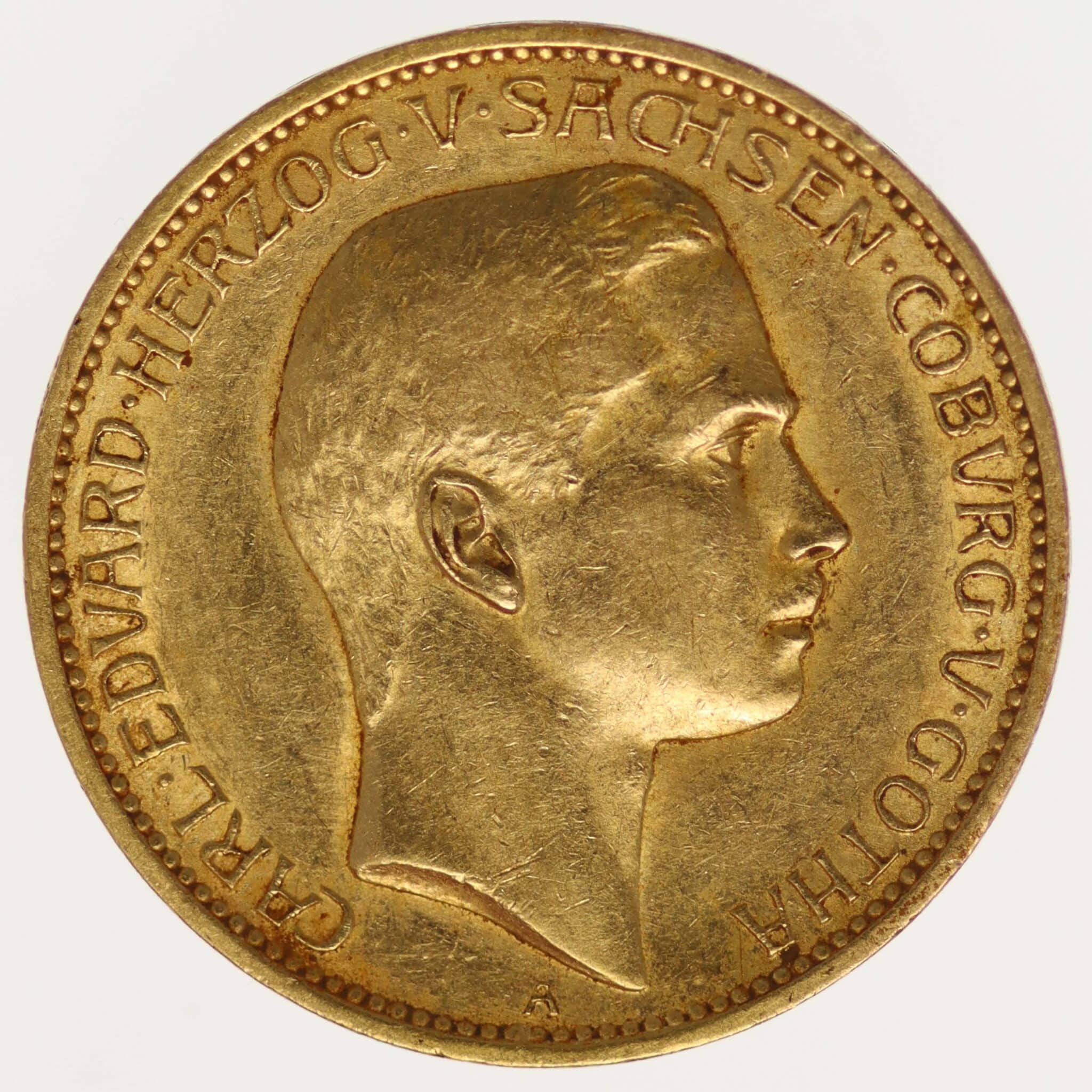 deutsches-kaiserreich-ab-1871 - Sachsen Coburg Gotha Carl Eduard 10 Mark 1905 A