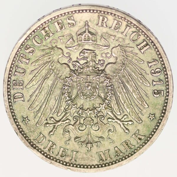 proaurum-braunschweig-lueneburg-3-mark-1915-14123-3 proaurum-braunschweig-lueneburg-3-mark-1915-14123-3