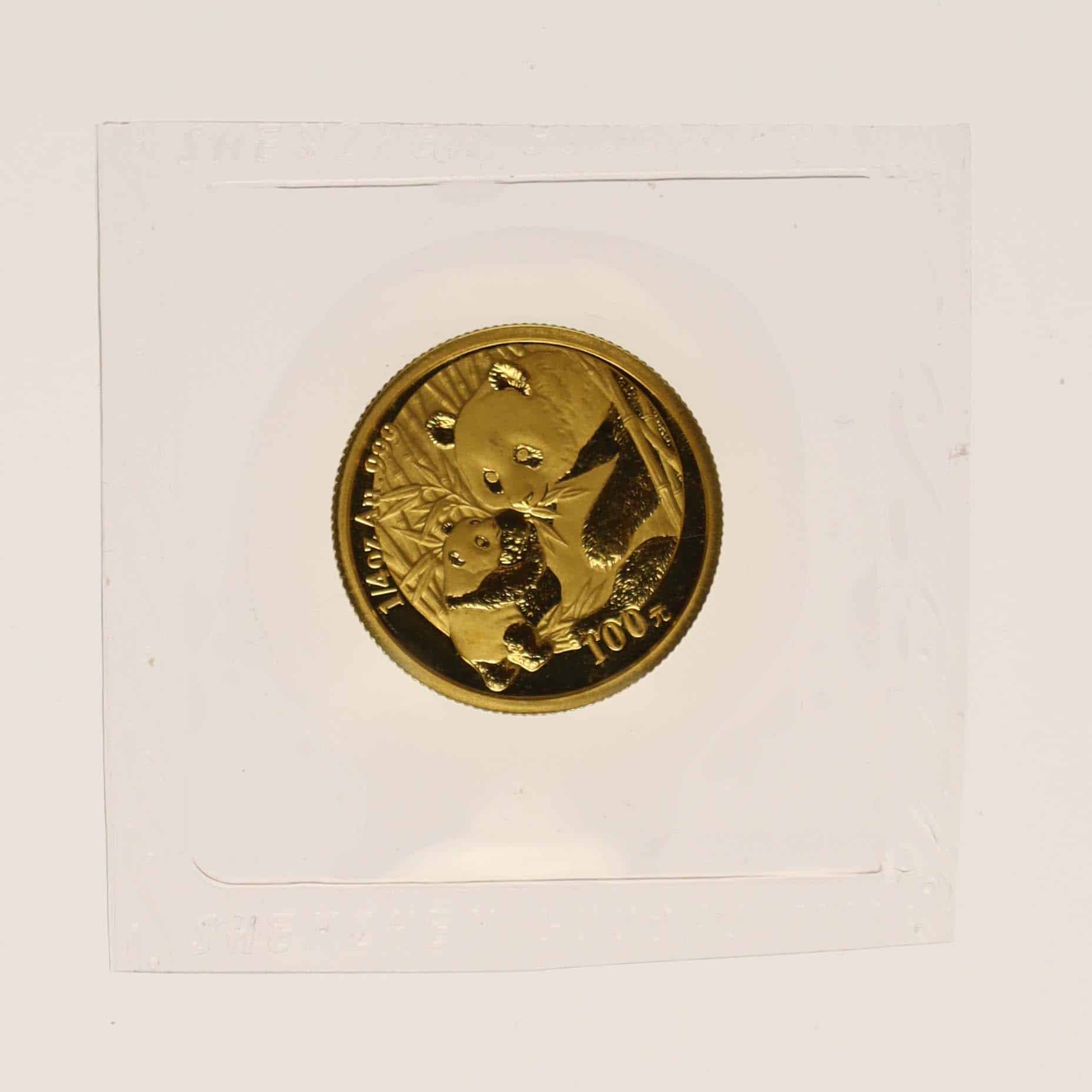 China Panda 100 Yuan 2005 1/4 Unze china - China Panda 100 Yuan 2005 1/4 Unze
