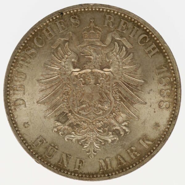 proaurum-preussen-wilhelm-5-mark-1888-4136-3 proaurum-preussen-wilhelm-5-mark-1888-4136-3