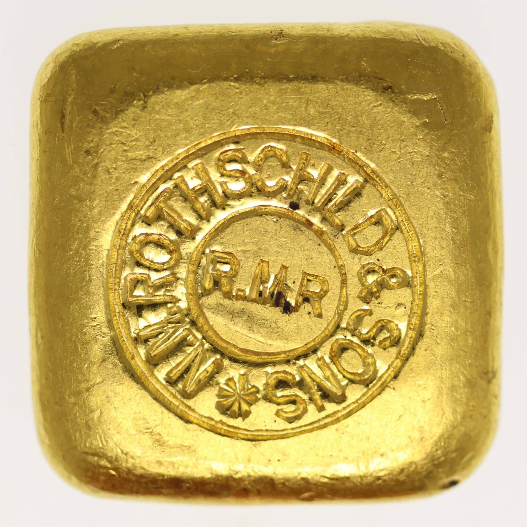 goldbarren - Goldbarren 50 Gramm Großbritannien N.M. Rothschild & Sons Limited