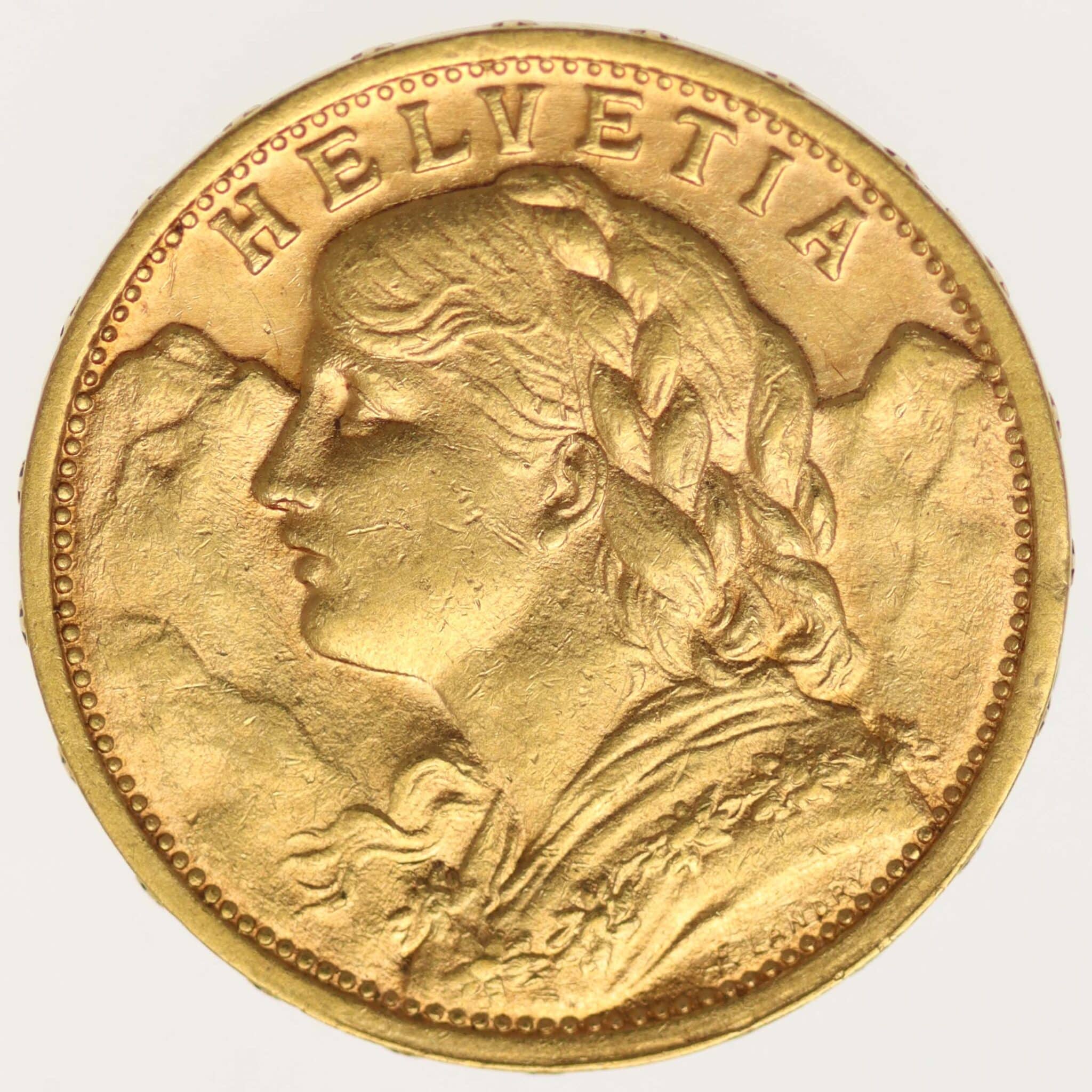 schweiz - Schweiz 20 Franken 1906 B Vreneli